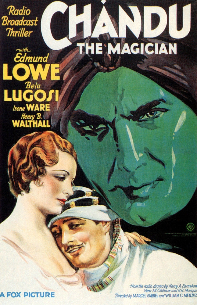 Chandu The Magician Movie Poster Print - 1932 Classic Film
