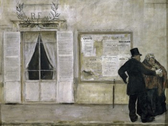 Guests Awaiting a Wedding Fine Art Print from Musee du Louvre