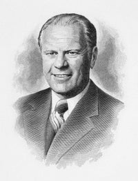 Gerald Ford Fine Art Steel Engraving Print (1976) by Granger Collection