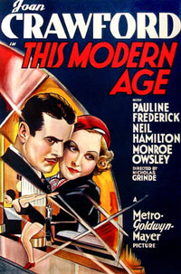 This Modern Age Movie Poster Art Print – Joan Crawford & Neil Hamilton