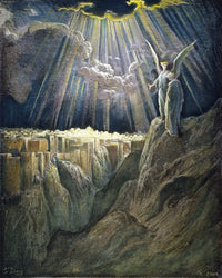 Dore: New Jerusalem Color Engraving Print by Gustave Doré