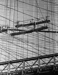 Construction Workers at a Job Site Fine Art Print