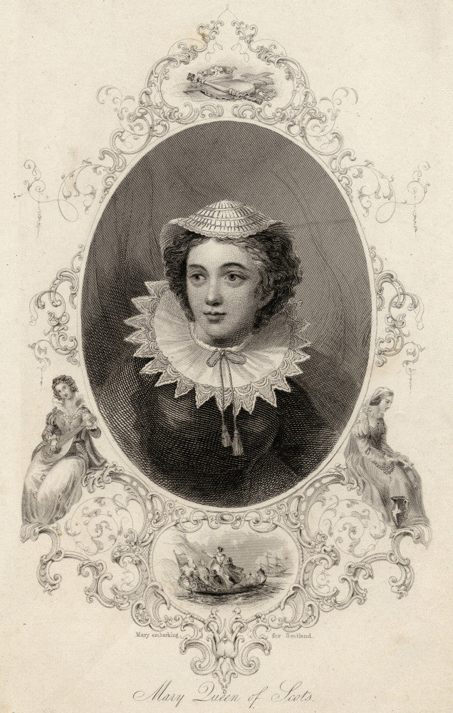 Mary Queen of Scots Fine Art Print - 19th Century Artwork