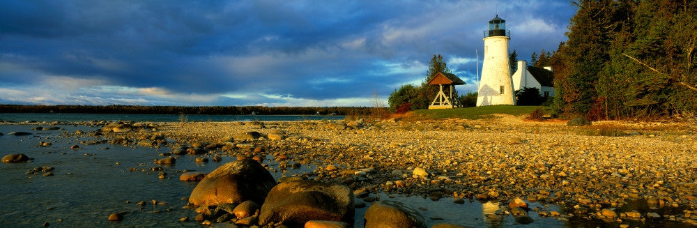 Old Presque Isle Lighthouse Fine Art Print by Panoramic Images