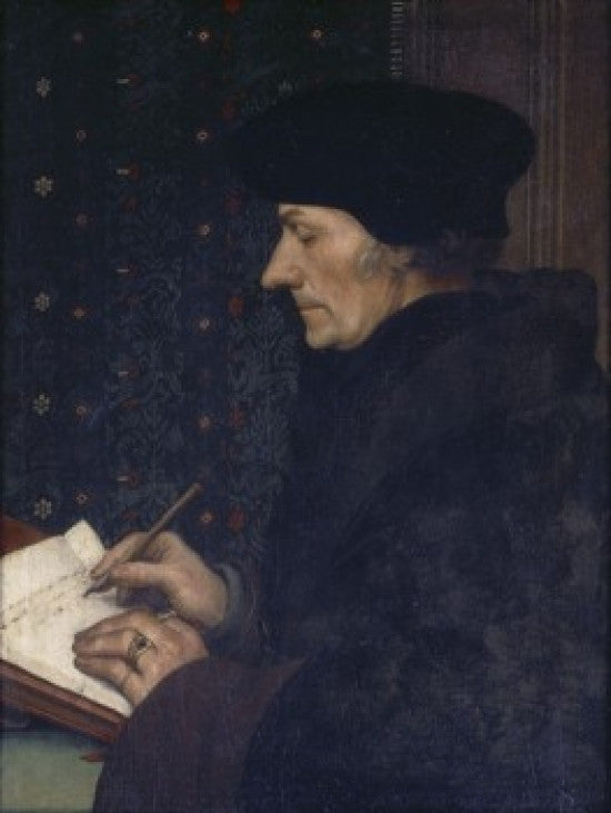 Portrait of Erasmus Fine Art Print by Hans Holbein the Younger