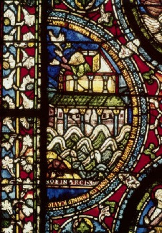 Noah's Ark Stained Glass Fine Art Print - Multiple Sizes Available