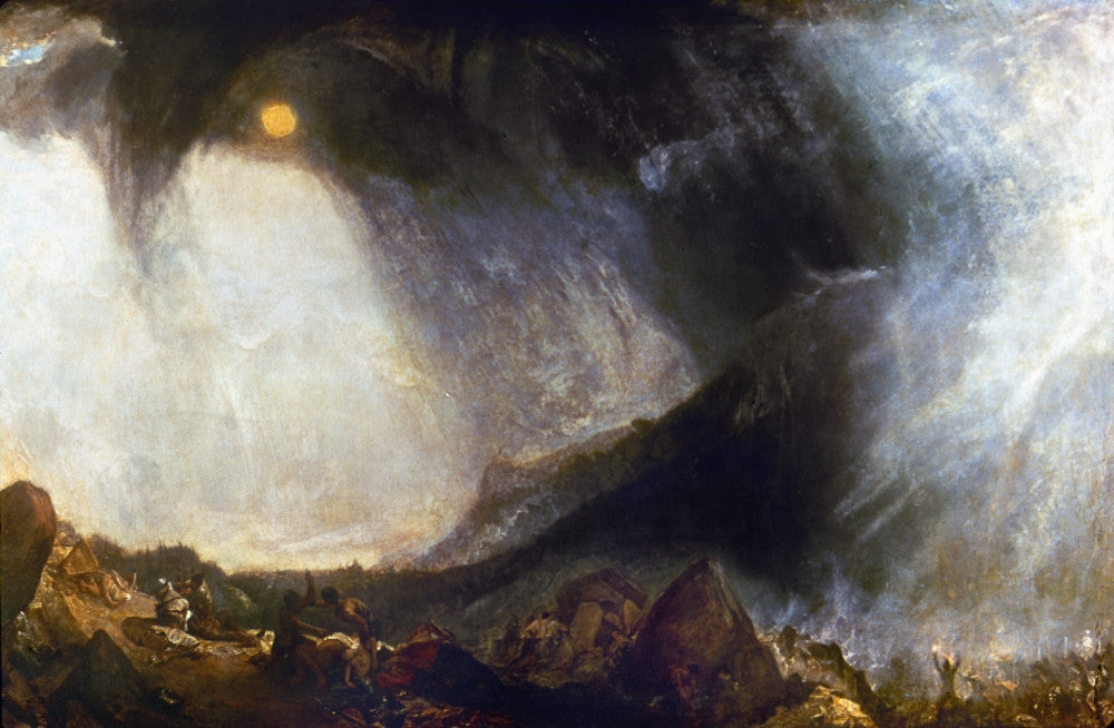 Hannibal Crossing the Alps Fine Art Print by J.M.W. Turner