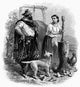 Argentina: Gaucho and Girl Steel Engraving Fine Art Print by Granger Collection