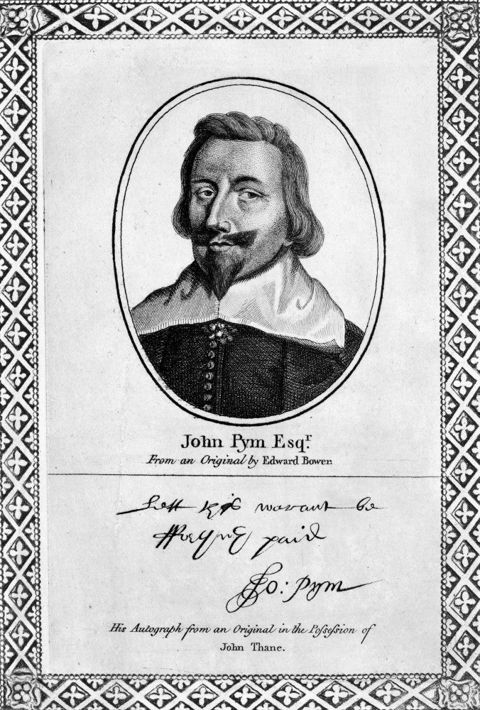 John Pym English Politician Fine Art Etching Print