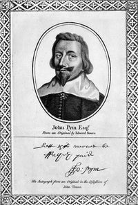John Pym English Politician Fine Art Etching Print
