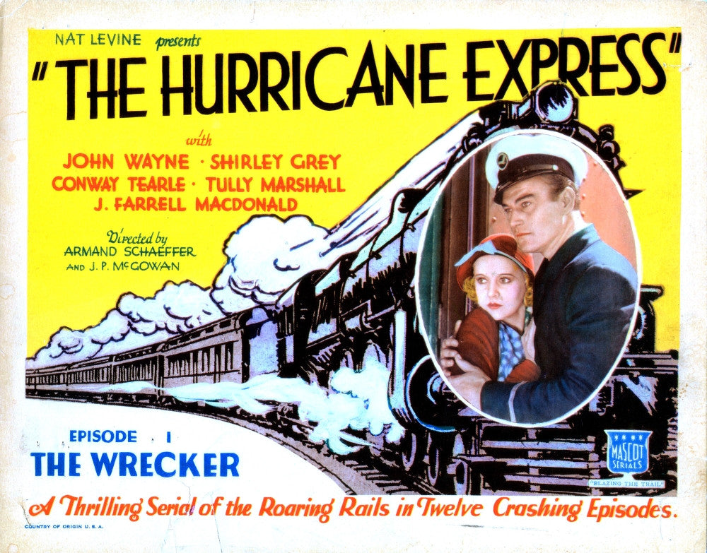 The Hurricane Express Movie Poster by John Wayne - 1932