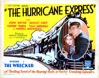 The Hurricane Express Movie Poster by John Wayne - 1932
