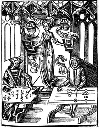 Allegory of Arithmetic 16th Century Fine Art Print by Science Source