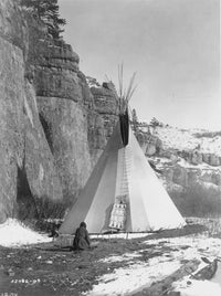 Native Americans: Canyon Camp Fine Art Print by Edward S. Curtis