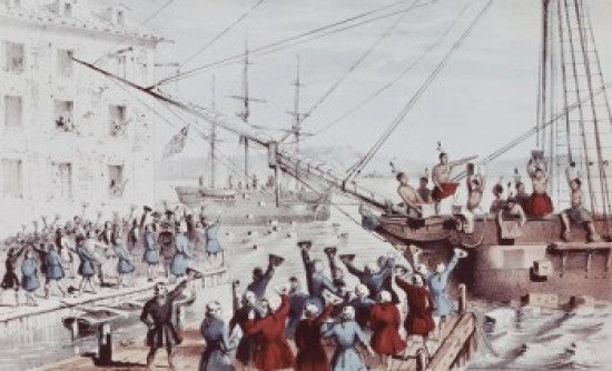 The Boston Tea Party Fine Art Print by Sarony & Major