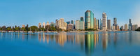 Skyscrapers at the Waterfront Fine Art Print - Brisbane, Australia