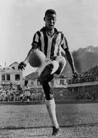 Pele History Poster Print - Iconic Soccer Legend