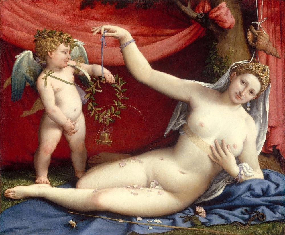 Venus and Cupid Fine Art Print by Everett Collection