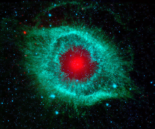 Helix Nebula Fine Art Print by Stocktrek Images