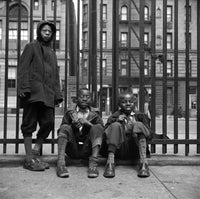 Three Boys on the Sidewalk, Harlem 1943 Fine Art Print by Gordon Parks