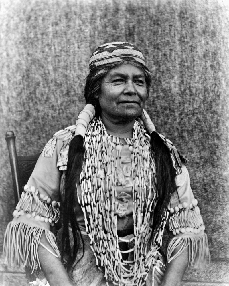 Lucy Thompson Nyurok Native American Author Photograph Print (C1916)