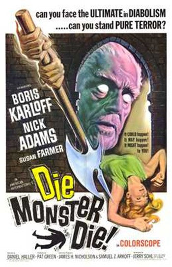 Die Monster Die Movie Poster 11x17 | Posterazzi