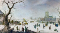 Winter Pleasure Fine Art Print by Hendrick Avercamp