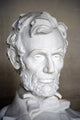 Sculpture of President Lincoln's Head Fine Art Print