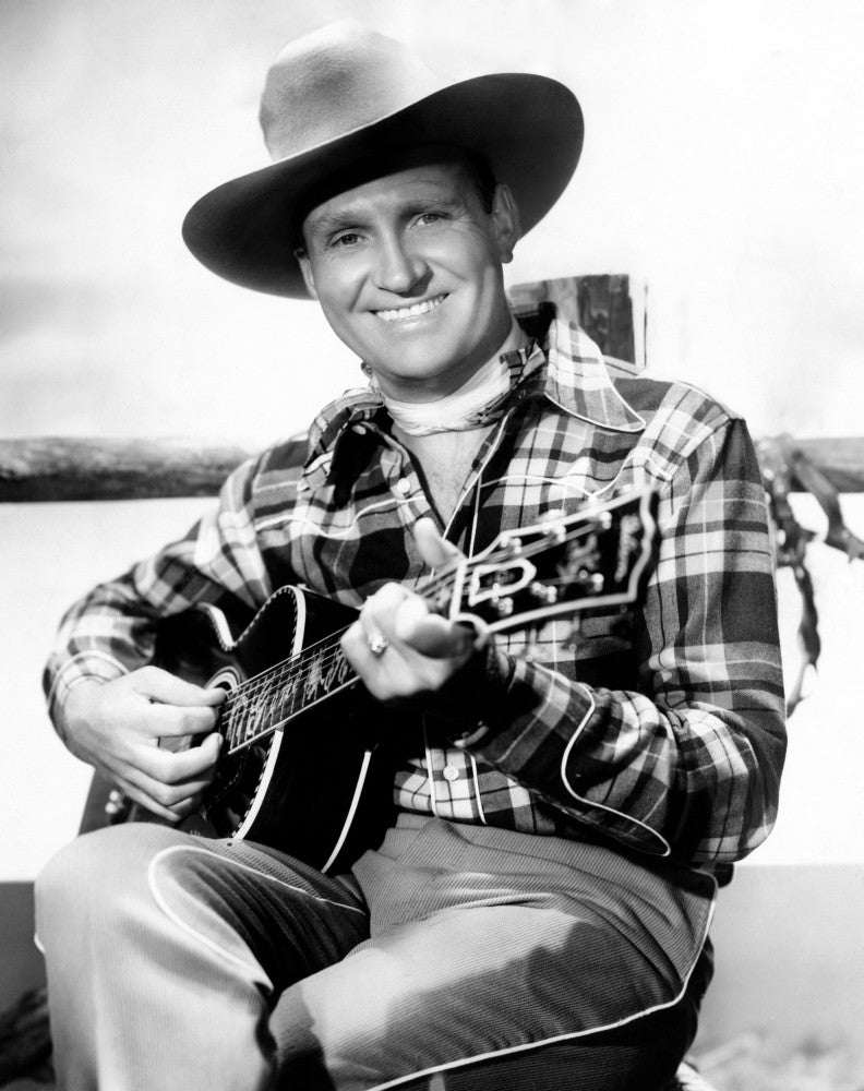 Gene Autry Vintage Photo Print from the Late 1940s