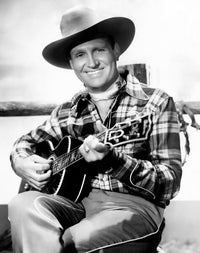 Gene Autry Vintage Photo Print from the Late 1940s