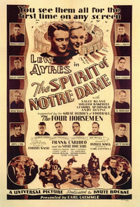 The Spirit of Notre Dame Movie Poster (11x17) | Posterazzi