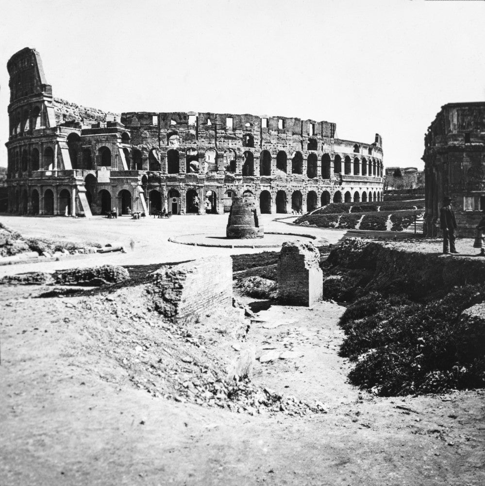 Colosseum in Rome Black and White Fine Art Print by John Short