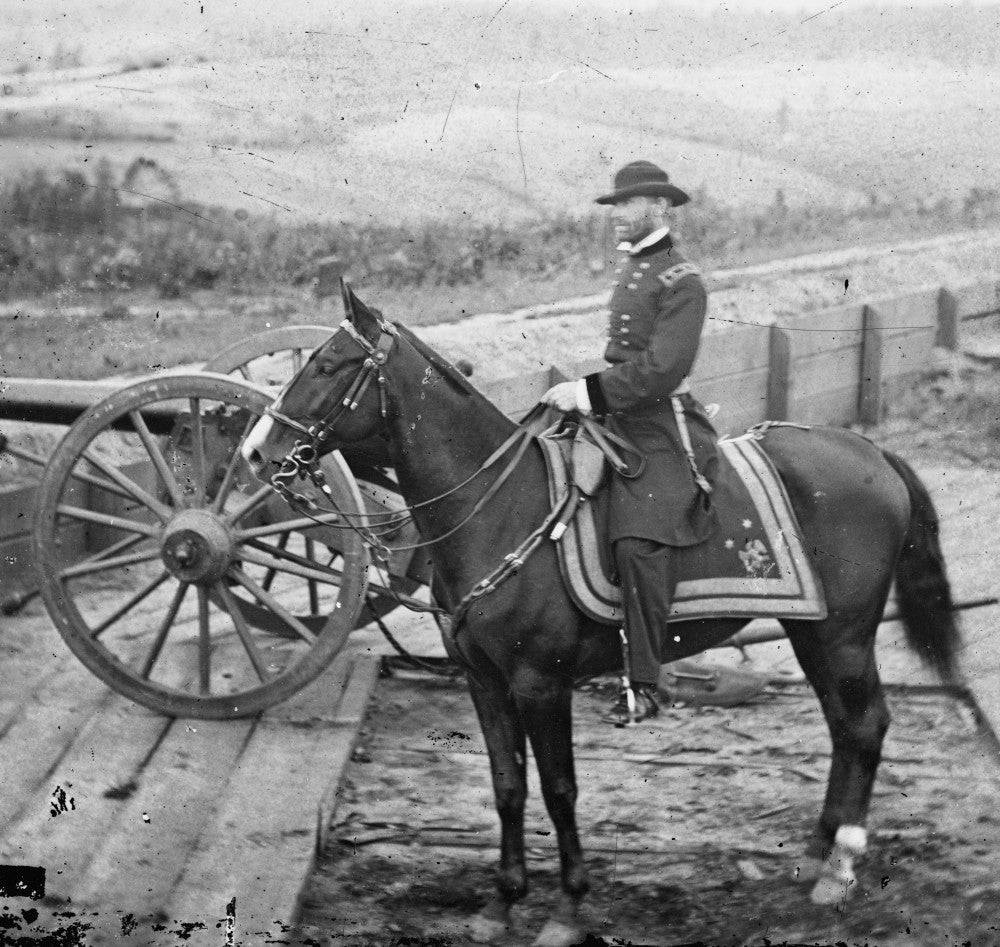 General William Tecumseh Sherman on Horseback Fine Art Print