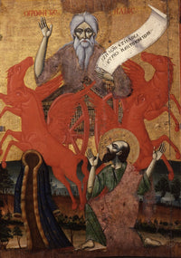 The Prophet Elijah on a Chariot of Fire Fine Art Print