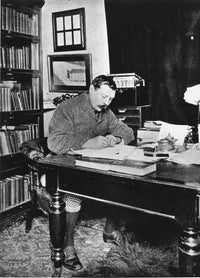 Sir Arthur Conan Doyle in His Study at Hindhead, 1904 Fine Art Print