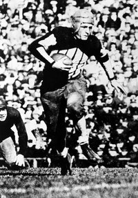 Harold 'Red' Grange University of Illinois Junior Halfback Poster Print