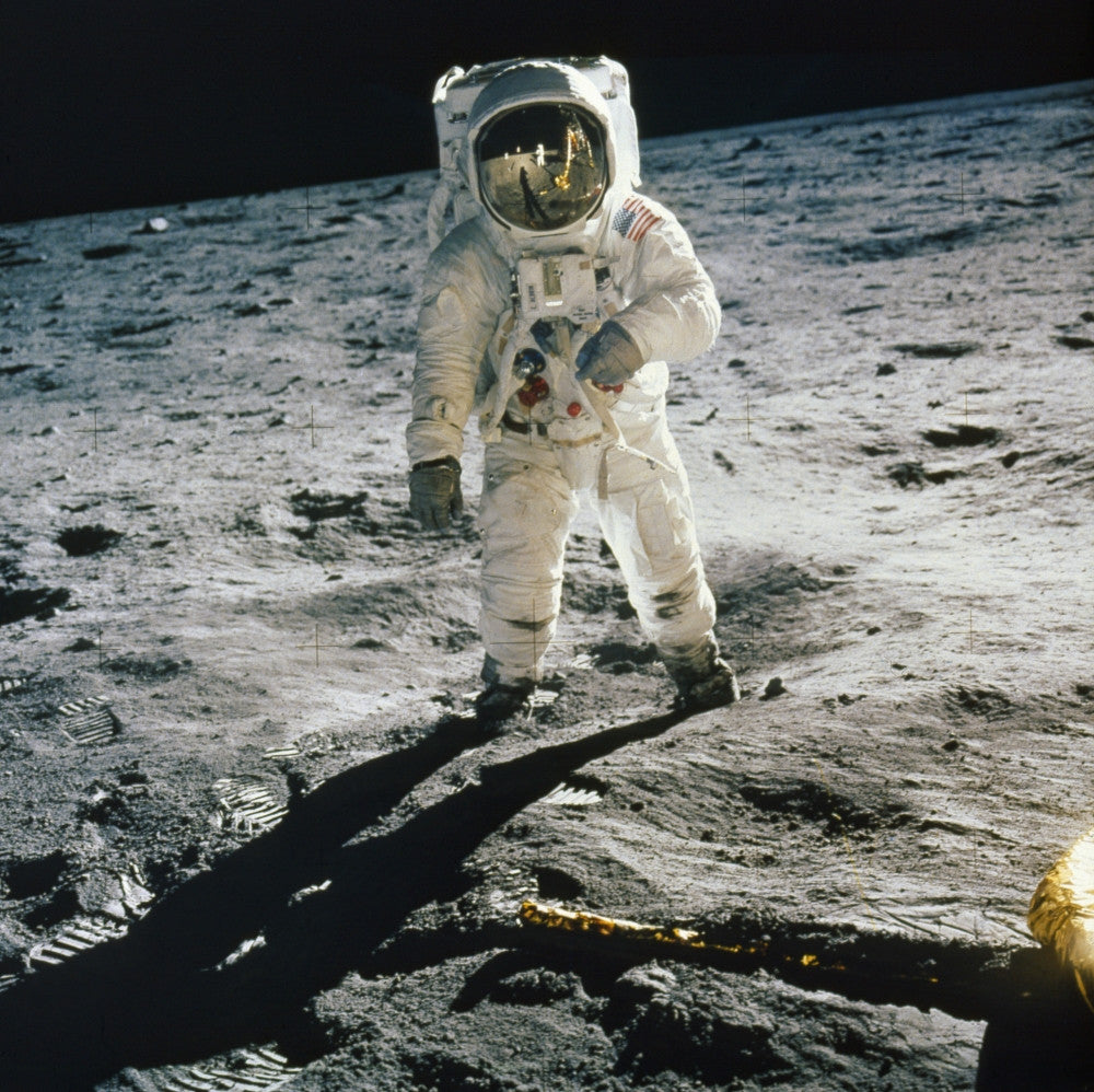 Apollo 11 Buzz Aldrin Fine Art Print - Historic Moon Landing