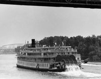 Paddleboat in the Ohio River Fine Art Print - Delta Queen
