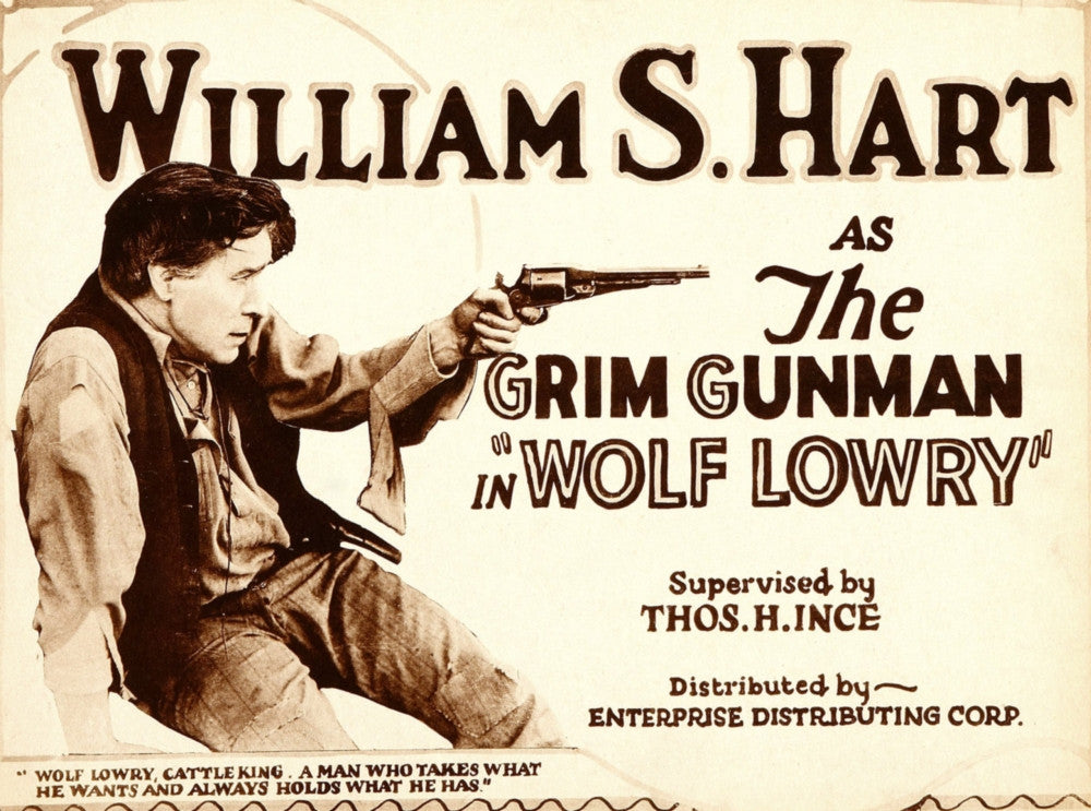 Wolf Lowry 1917 Movie Poster Masterprint by William S. Hart