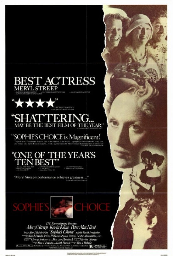 Sophie's Choice Movie Poster Print (27x40) - Classic Film Art