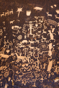 Petroglyphs at Newspaper Rock State Park Fine Art Print by Russ Bishop