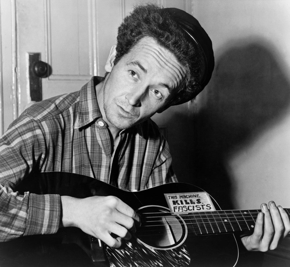 Woody Guthrie American Folk Singer Fine Art Print by Al Aumuller