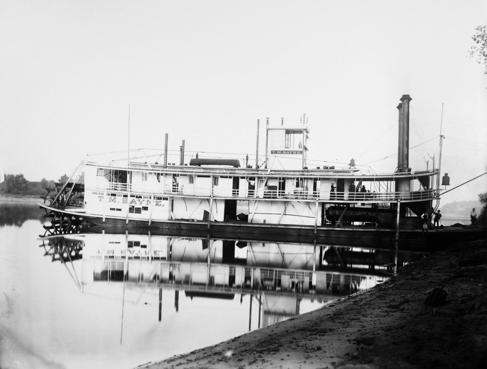 Sternwheel Steamboat Photograph Print by Frances Benjamin Johnston