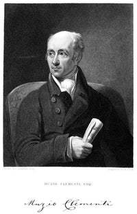 Muzio Clementi Stipple Engraving Fine Art Print (1833) by Granger Collection