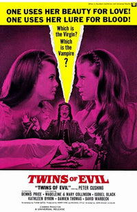 Twins of Evil Movie Poster - Classic Horror Art Print