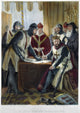 Signing the Magna Carta, 1215 - Steel Engraving Fine Art Print by Granger Collection