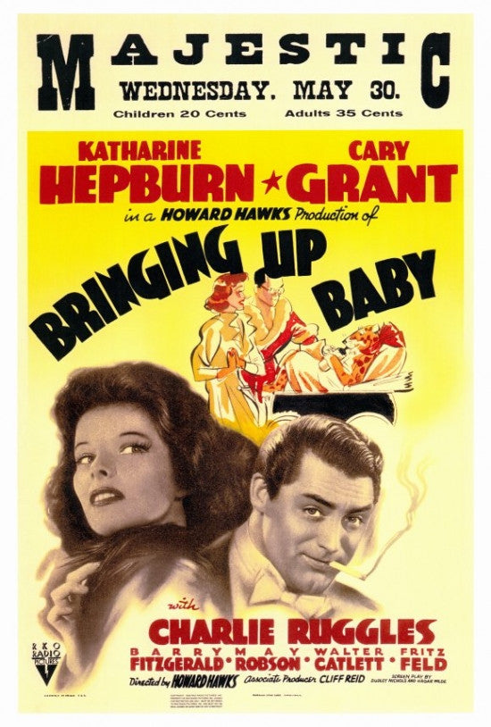 Bringing Up Baby Movie Poster Print 27x40 | Pop Culture Graphics