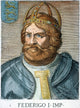 Frederick I (Barbarossa) Fine Art Print - Italian Engraving