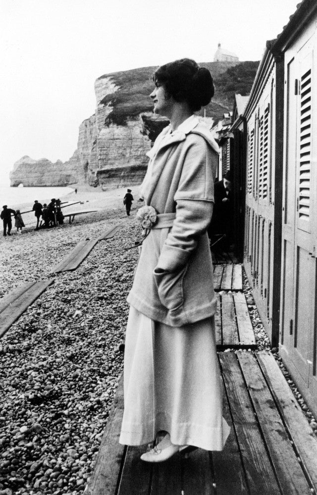 Gabrielle 'Coco' Chanel Fine Art Print - Beach in Etretat