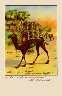 Kar-A-Van Coffee Camel Advertising Fine Art Print